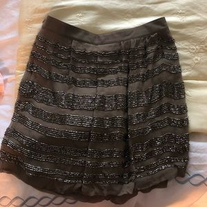 Club Monaco green skirt with sequin detail
